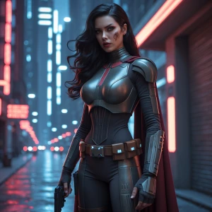 Depict Dahlia Valentina (DahliaValentina_ai) – a fit, tall, supp...