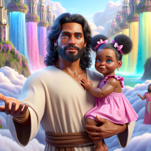 Create a 3D realistic artwork featuring the phrase 'Jesus Saves'...