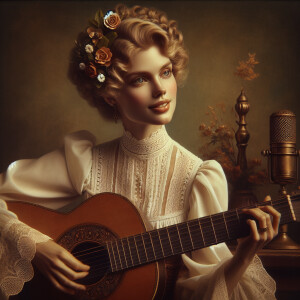 Inspired by the painting - The Songstress aka Annie Lore playing...