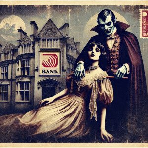 Hi. Draw a creative square postcard for friends with the Alfa Ba...