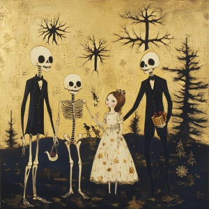 A family celebrates Christmas, unwittingly vanishing one by one...