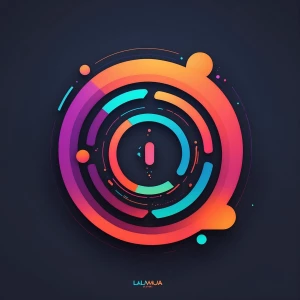 Create a logo for "LaLaMusic" an AI music creation service, that...