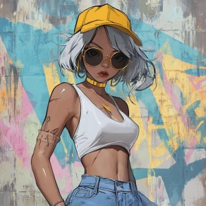 young, rebellious gta-style character. The character should have...