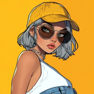 young, rebellious gta-style character. The character should have...