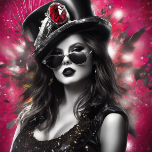 Rock 'n' Roll Party AI portrait