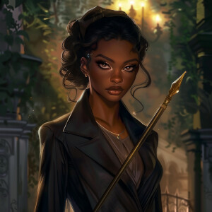 Niobe stands at 5'7" with a commanding presence. Her caramel com...