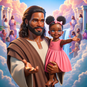 Create a 3D realistic artwork featuring the phrase 'Jesus Saves'...