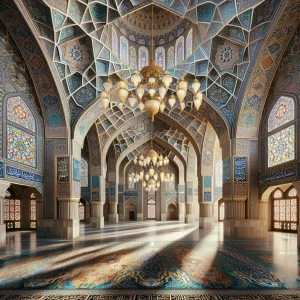 Certainly! Here's a detailed prompt for you:

**Intricate Mosque...