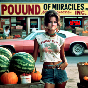 color film photograph from the early seventies of a stunning 25-...