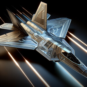 A F-22 style paper plane presents a streamlined appearance desig...