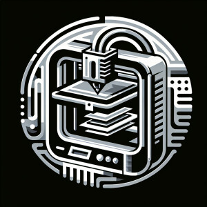 3D printer logo in high resolution