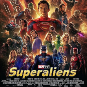 A busy movie poster with lots of text and the following characte...