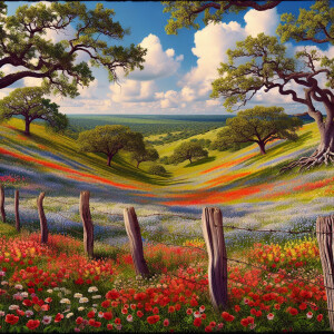 The Texas hill county