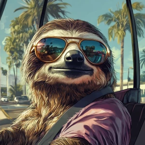 Sloths slerf meme,It is what it is, GTA style