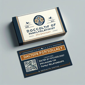 Bizcard design for doctor of psychology family relationships.
Do...
