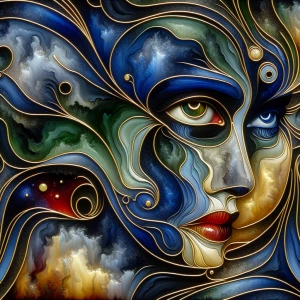 Modern Art in the Style of De Chirico, Magritte and Ceccoli. Ult...