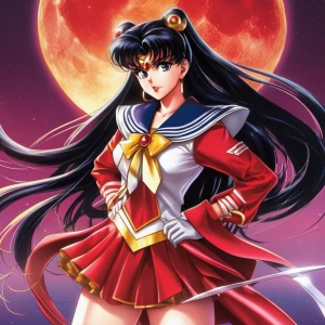 Sailor Mars ready to battle