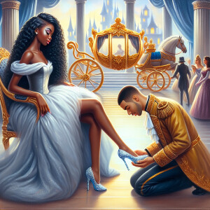 Can you help me create a beautiful oil painting of a light skin...