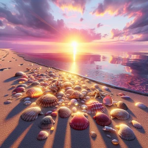 The sun is rising, slowly casting its beams and coloring the blu...