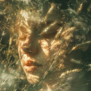 Ultra-realistic, high-definition rendering, double exposure, cin...