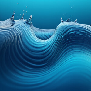 Anthropomorphic water in the world