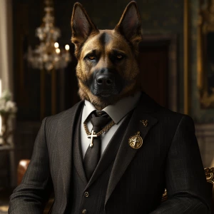 Generate a 3D 8K ultra-high-definition image of an anthropomorph...