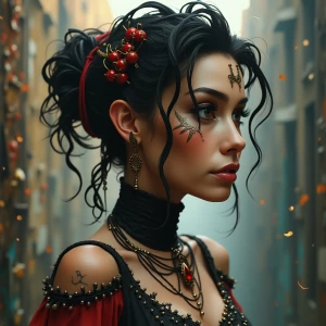 Female cartelcore, uhd image