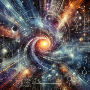 Space time, continuum, solar energy, squiggly, lines, Einstein,...