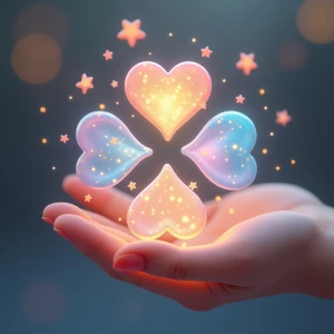 Design a magical, abstract logo for a brand called “Three Cute T...