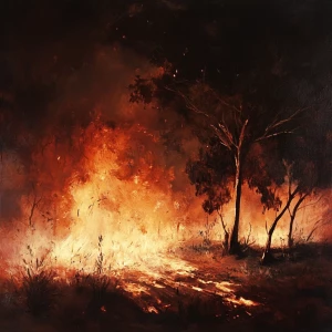 Bush burning but not consumed