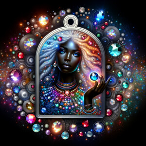 Design a tag that encapsulates a beautiful, colorful depiction o...