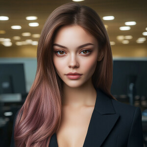 Lady in Office AI Filter