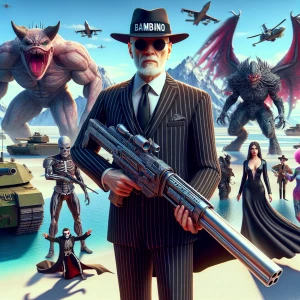 Create an image in a 3d Pixar-inspired animation style featuring...