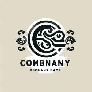 A combination logo where the company name is set in a unique, heavily customized serif typeface, and small decorative flourishes highlight certain letters for emphasis