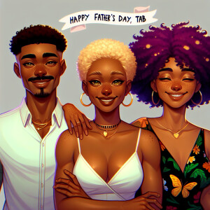 A mixed Afrocentric light skin woman very curvaceous standing ne...