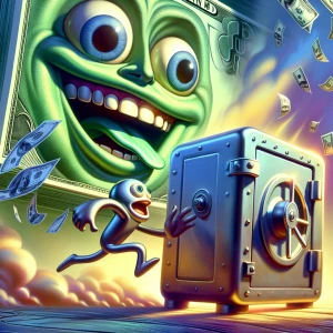 Imagine an ultra-realistic scene where a lively anthropomorphic...