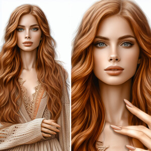 Photorealistic image. Artistic feel. Full frontal head to to toe...