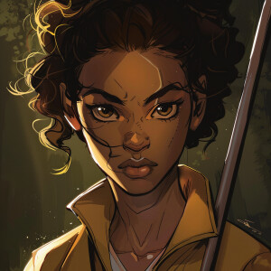 Niobe stands at 5'7" with a commanding presence. Her caramel com...