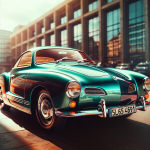 Volkswagen Carmen gia with vents near the rear wheels.