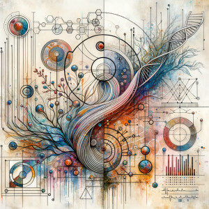 The golden ratio, Minimalist art Circuit, boards, circuitry, diagrams Cellular structures, DNA, circuit boards, colorful wires,  asian and Egyptian  graffiti, lie detector graphs, cardio printout, branches Bones painterly background rust