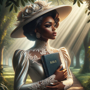 Render an airbrush oil painting of an African American woman wit...
