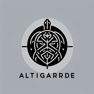 Design a sleek and sophisticated logo for "ALTIGARDE" that refle...