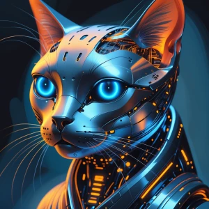 In a mesmerizing gouache painting, an ultra-modern exquisite dig...