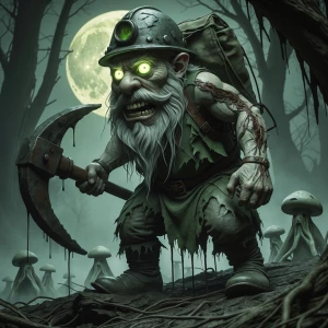 Deep within the rotted roots of an ancient forest, a twisted cyc...