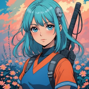 Anime girl with a gyatt
