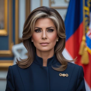 Melania in ASCI code style