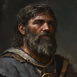 Up close art of the head of 47 year old man that is 6’0 and weig...