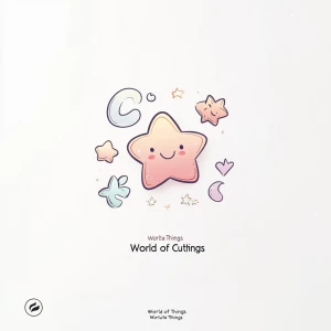 Design a magical, abstract logo for a brand called “World of Cut...