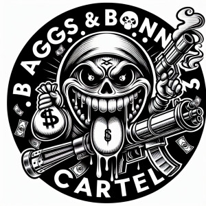 Design a highly intricate and comic like vivid circular logo fea...