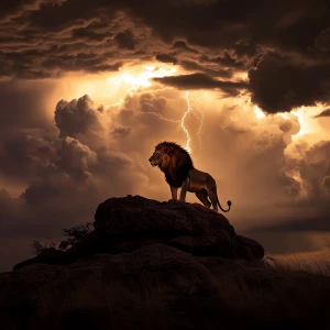 photography, wide-angle lens effect, low angle view, powerful li...